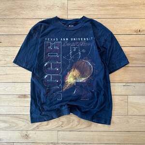 Hollister Blue 84 Texas A&M University Aggies Basketball Boxy Fit T-Shirt